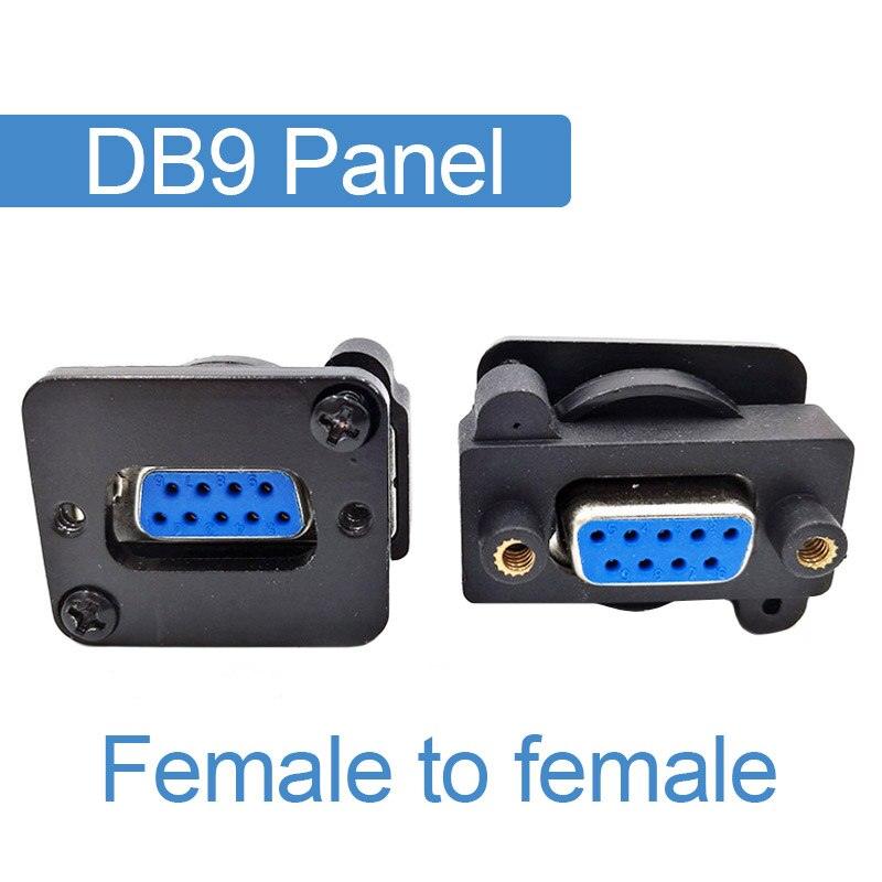 DB15 Female to Female connector VGA socket panel install DB9.