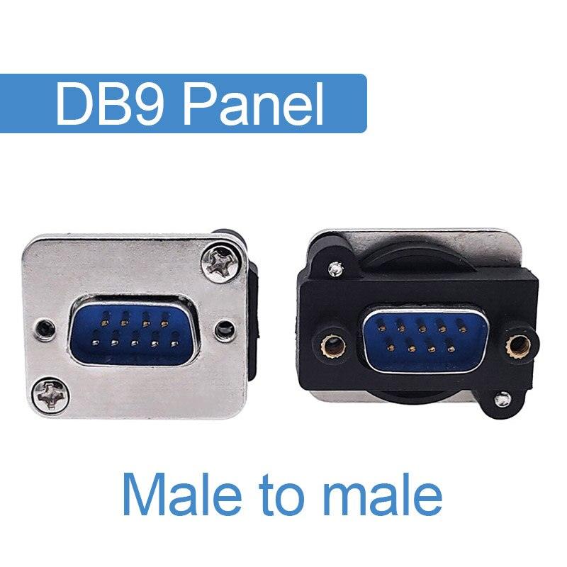 DB15 Female to Female connector VGA socket panel install DB9.