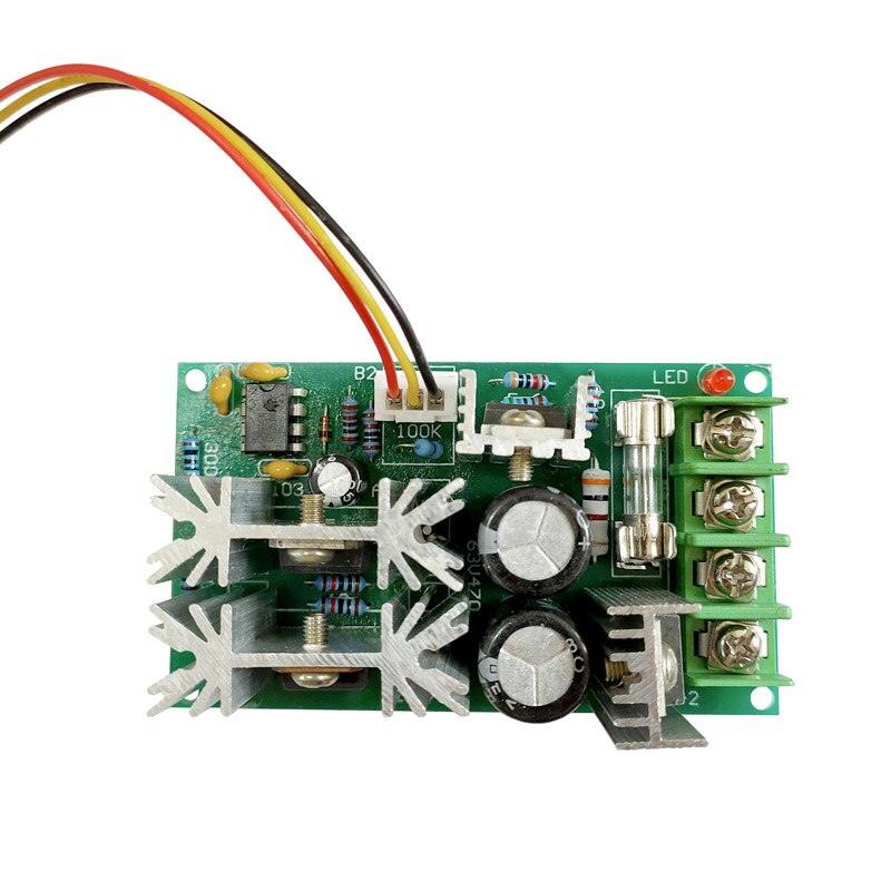 DC motor speed regulator 12V 24V 36V 48V High power drive module PWM Motor speed controller 20A current regulator.