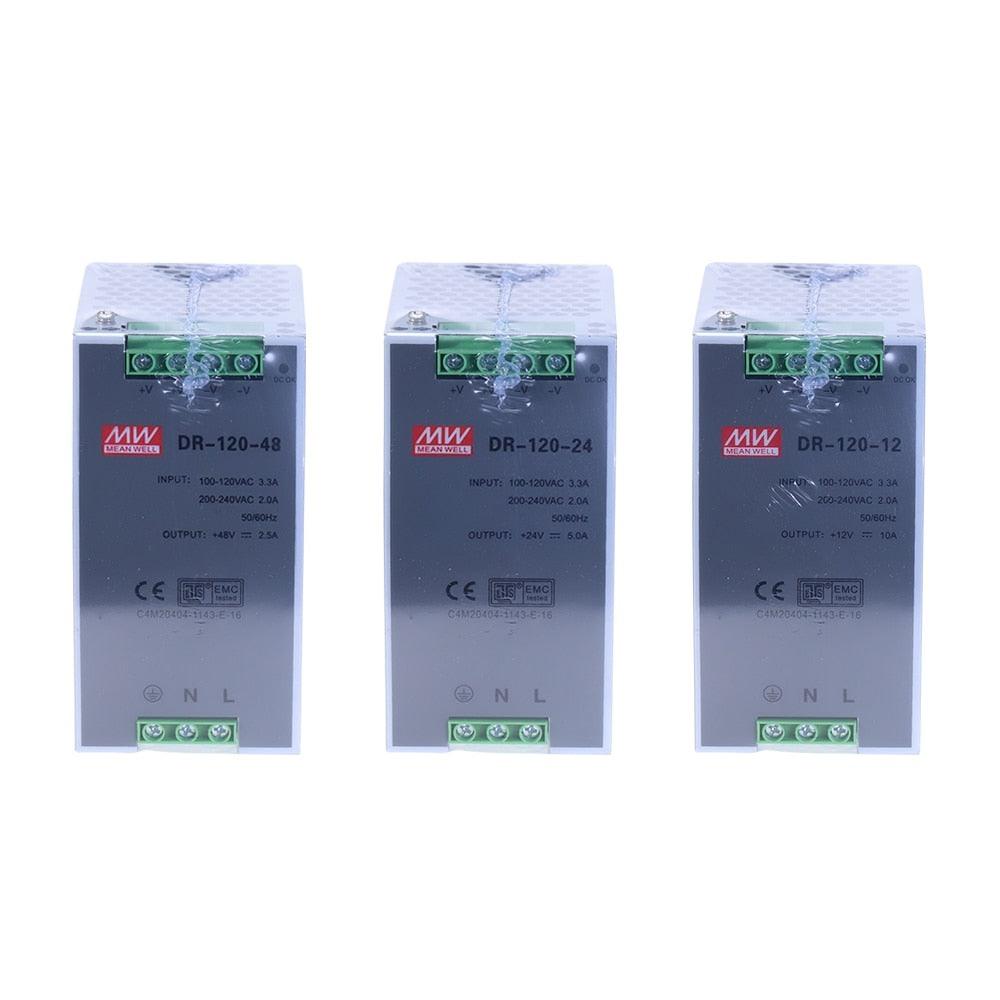 DR-120 120W Single Output 12V 15V 24V 36V 48V Din Rail Switching Power Supply.