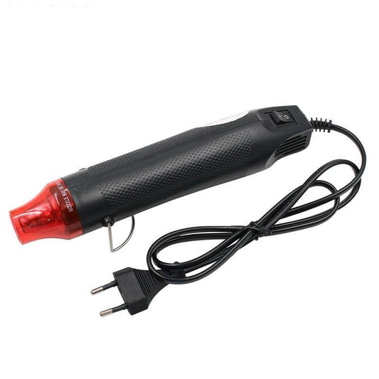 EU US Plug 110V 220V DIY Using Heat Gun Electric Power Tool Hot Air 300W Temperature Gun with Supporting Seat Heat Shrink Tube.