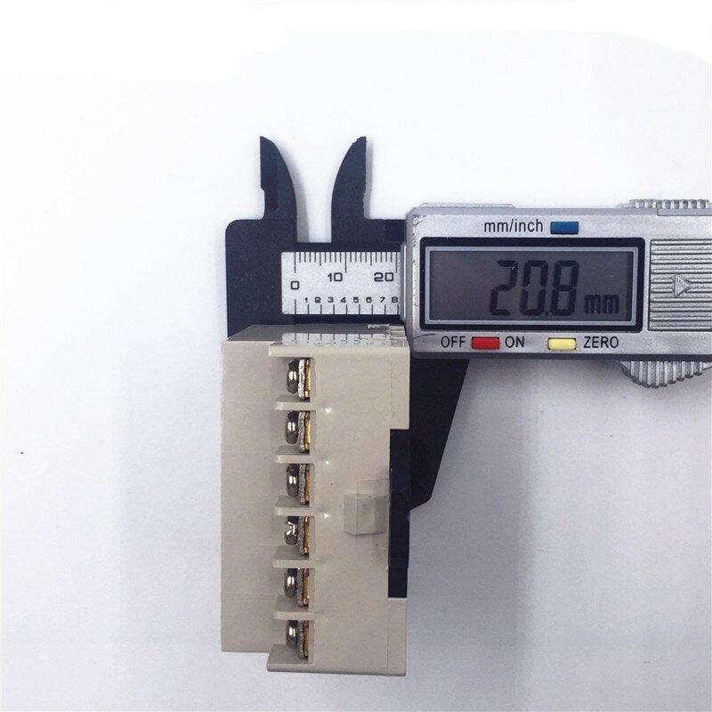 Free Shipping 5DDP 5 Channel Din Rail SSR Quintuplicate Five Input Output 24VDC Single Phase DC Solid State Relay PLC Module 5A.