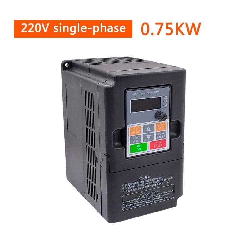 Frequency Converter AC/AC 220V Single-phase 380V Three-phase Frequency Inverter 0.75KW 1.5KW 2.2KW 3KW 4KW.