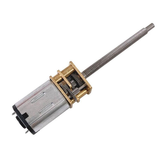 GA12-N20-M3*34 Micro Reduction Gear Motor DC 3V 6V 12V Lengthening Thread Shaft Screw Motor with Metal Gear Wheel.
