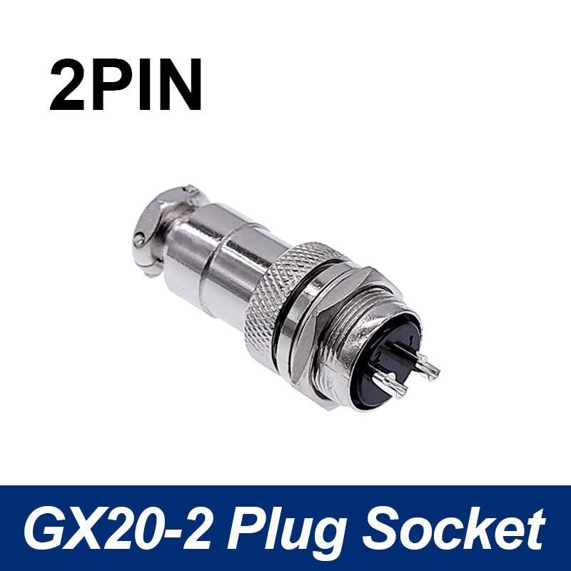 GX20 aviation circular connector Plug and socket 2Pin- 15pin Cable connectors.