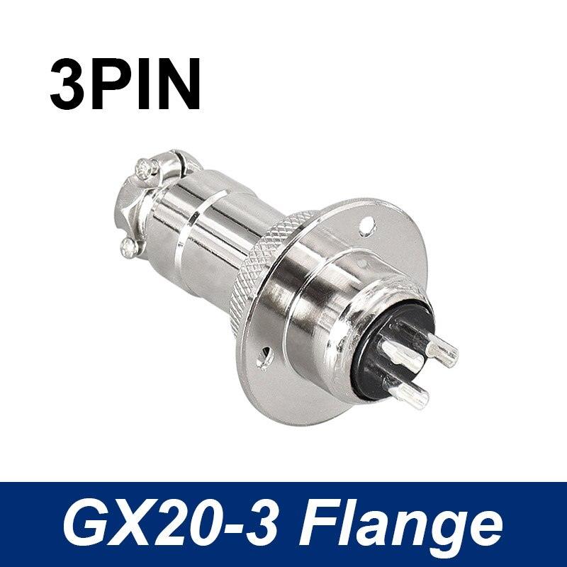 GX20 Connecotor flange mounting aviation plug male and female 2Pin - 15pin connectors.gx20 flange aviation connector,circular connector gx20