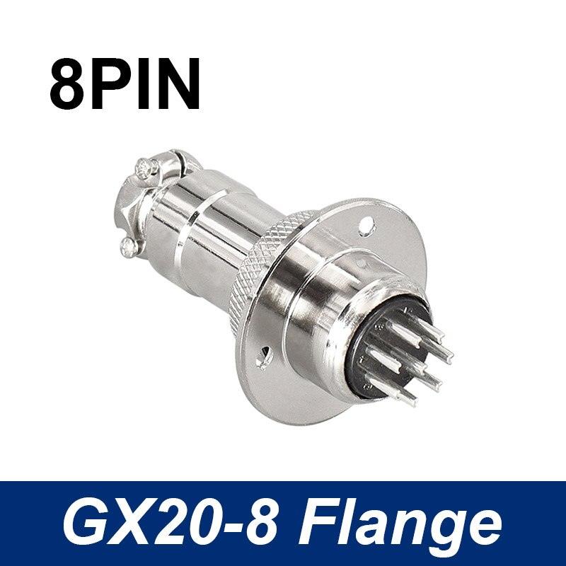 GX20 Connecotor flange mounting aviation plug male and female 2Pin - 15pin connectors.gx20 flange aviation connector