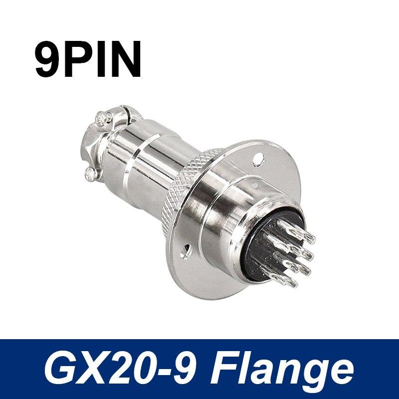 GX20 Connecotor flange mounting aviation plug male and female 2Pin - 15pin connectors.gx20 flange aviation connector