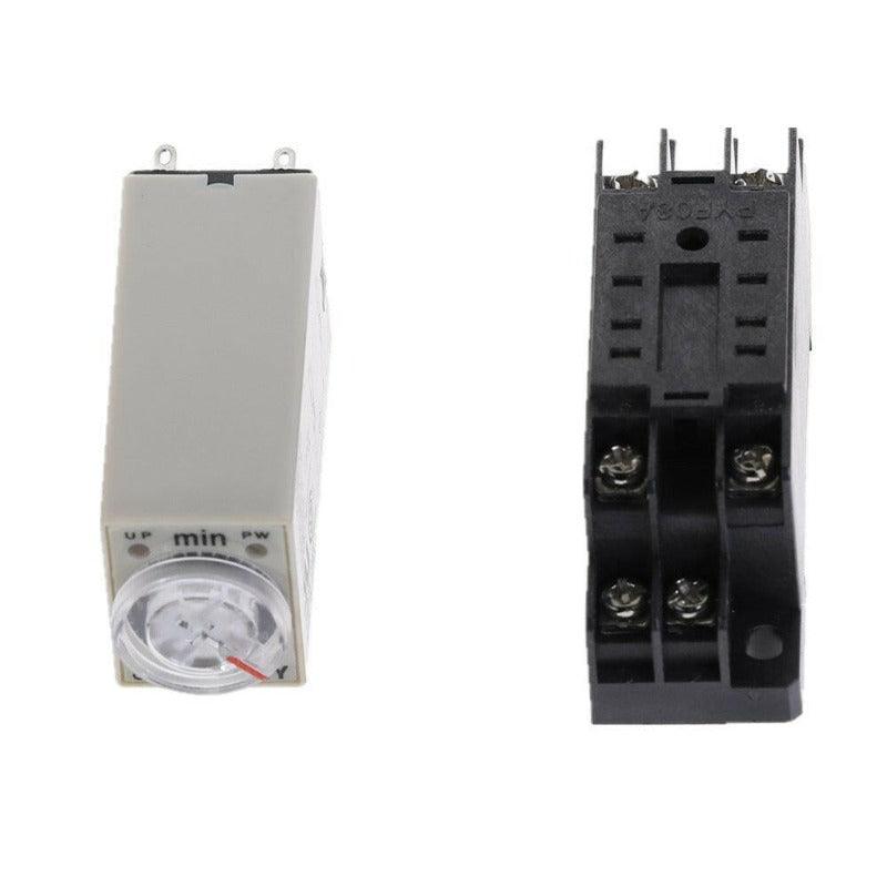 H3Y-2 0-3Min Delay Time Relay with 8pin Base.