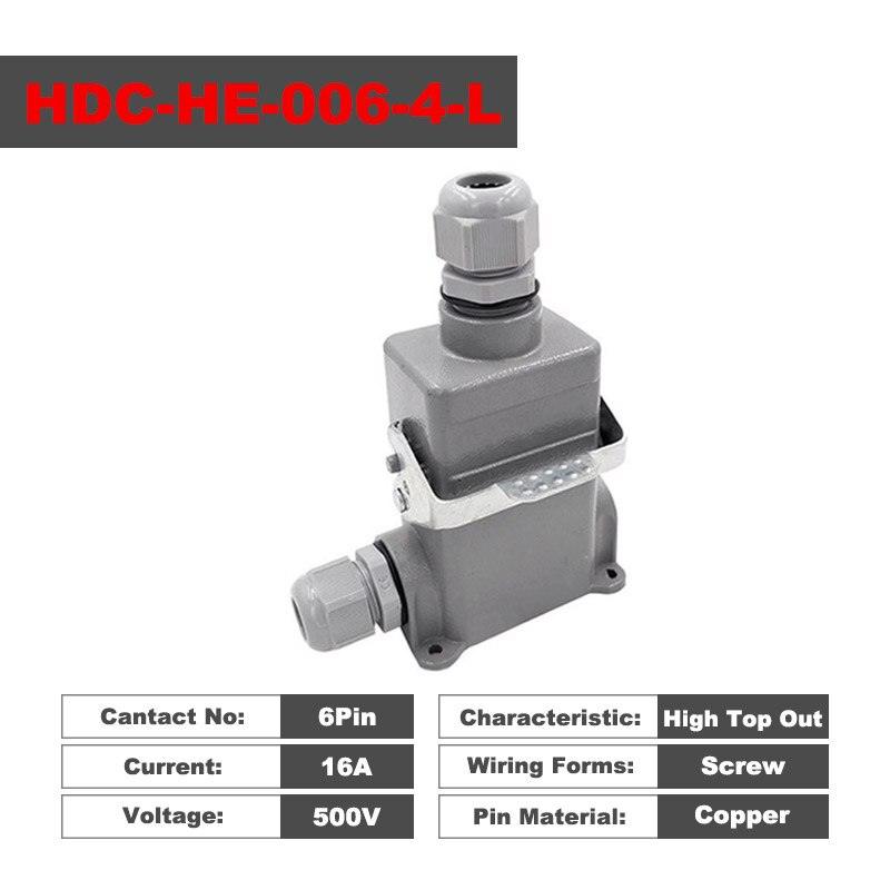 6pin aviation connector
