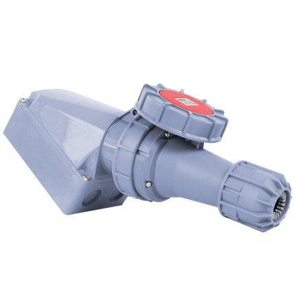 IP67 New Industrial Plug and Socket 63A 125A 3P/4P/5P PA66 Wall Mounted Socket.