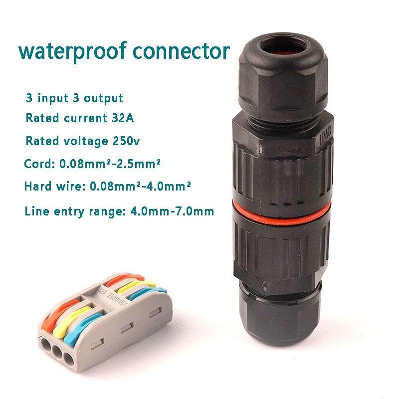 push type ip68 connector