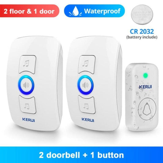 KERUI- M525 Outdoor Wireless Waterproof Doorbell | US/EU/UK Plug Optional.