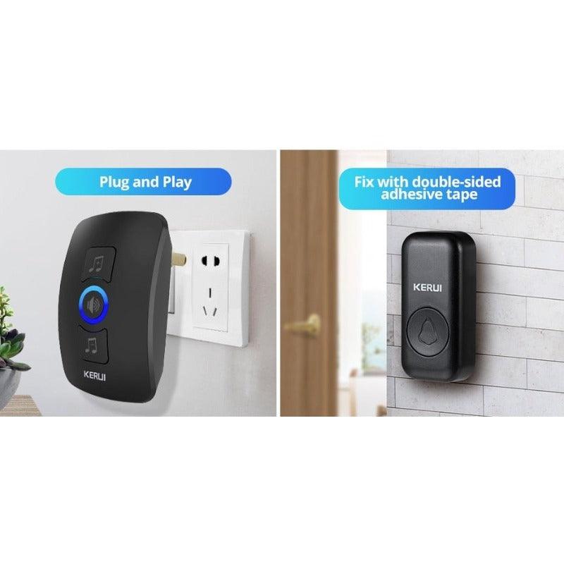 KERUI- M525 Outdoor Wireless Waterproof Doorbell | US/EU/UK Plug Optional.