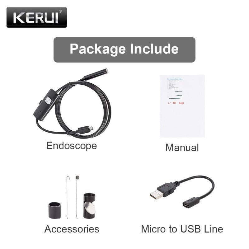 KERUI- Mini Endoscope Camera USB Camera| 7mm/5.5mm Optional.
