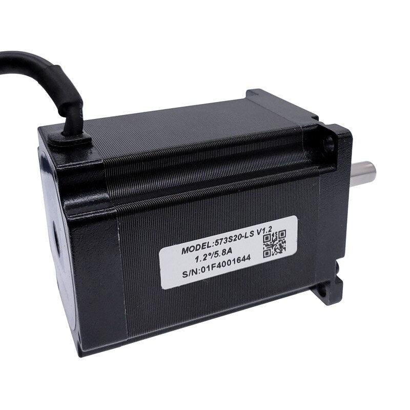 Leadshine stepper motor 573S20-LS NEMA23 3 phase hybrid servo motor 2.0 N.m torque for CNC laser cutting engraving machine.