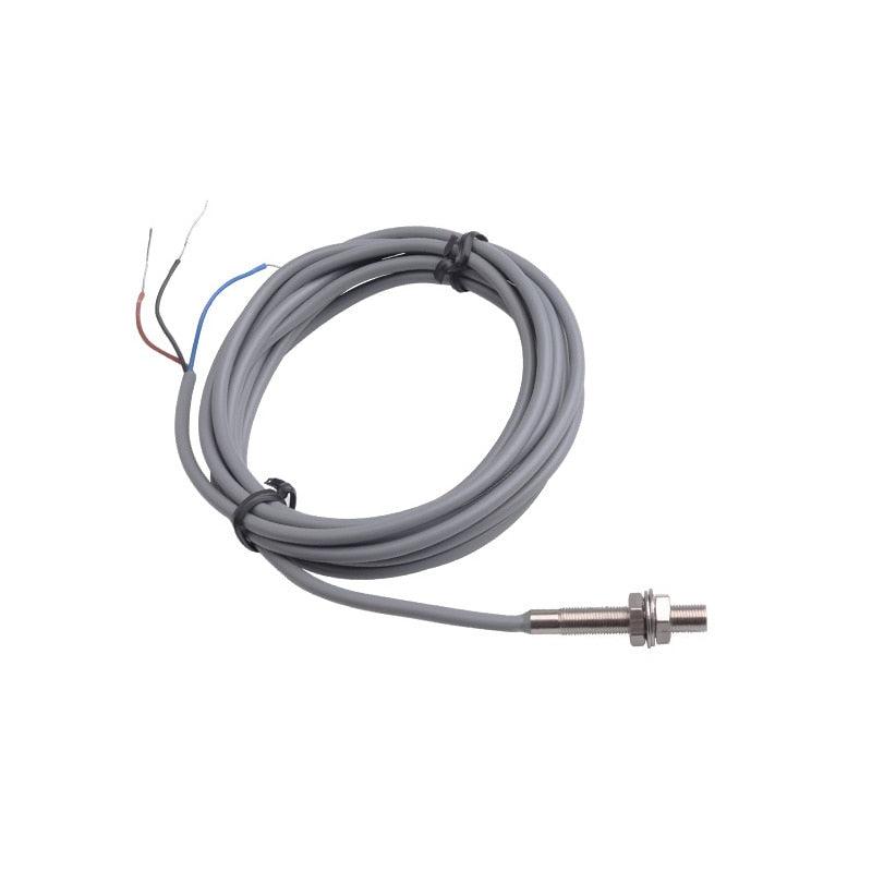 M3/M4/M5/M6 Micro Proximity Switch Three Wire Inductive Sensor with 2m Cable IP68.