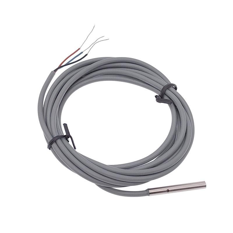 M3/M4/M5/M6 Micro Proximity Switch Three Wire Inductive Sensor with 2m Cable IP68.