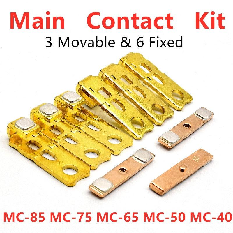 electrical contactor parts, contactor mc,Main Contact Kit For Contactor MC-85 MC-75 MC-65 MC-50 MC-40a Moving And Fixed Parts Contact