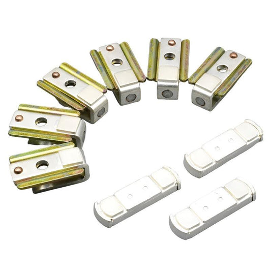 Main Contact Kit For SC-8N 3TB52 Moving and Fixed Contacts Spare Parts Silver.
