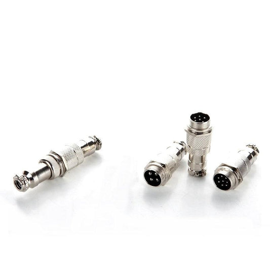 Male Plug Docking Plug GX12 aviation circular connector  2 Pin-7pin 12mm Butt plugs RS765.