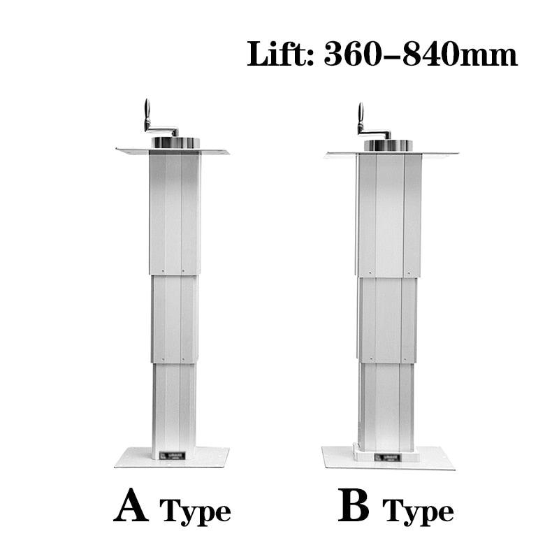 Manual tatami lift lifting table Max 65kg lift platform Lift 360-840mm.