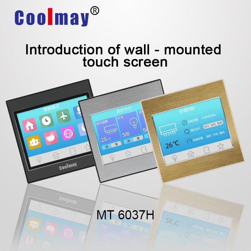MT6037H-W 3.7" HMI TFT touch screen industrial panel with ethernet port.