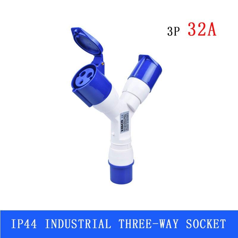 Multi-functional Waterproof Dustproof Industrial 1 Input to 2 IP44.