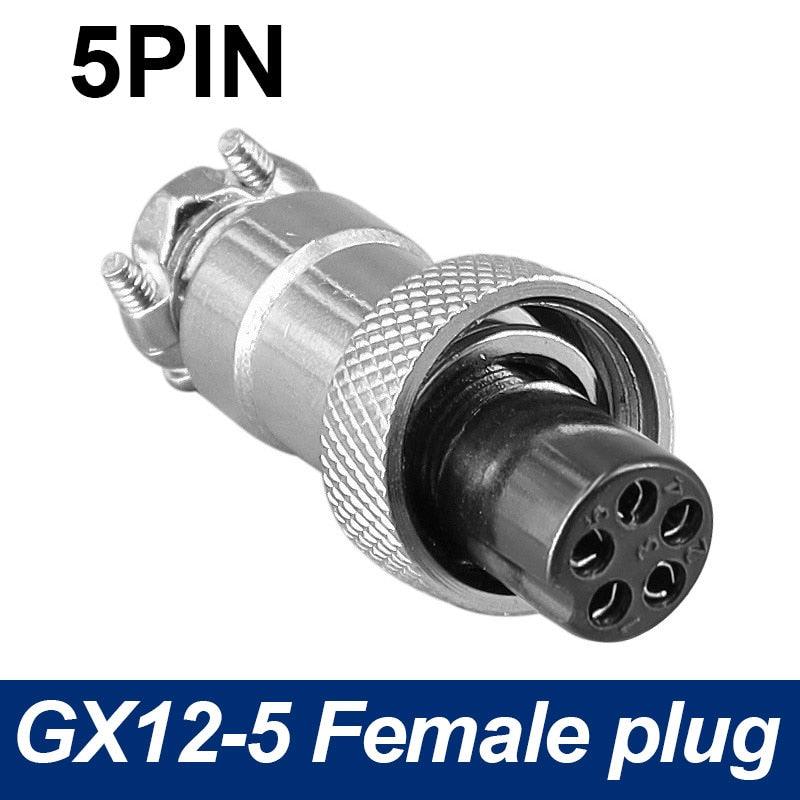 Only Female Plug 7/16 GX12 Cable Connector 2Pin3pin4pin 5pin6pin7Pin.