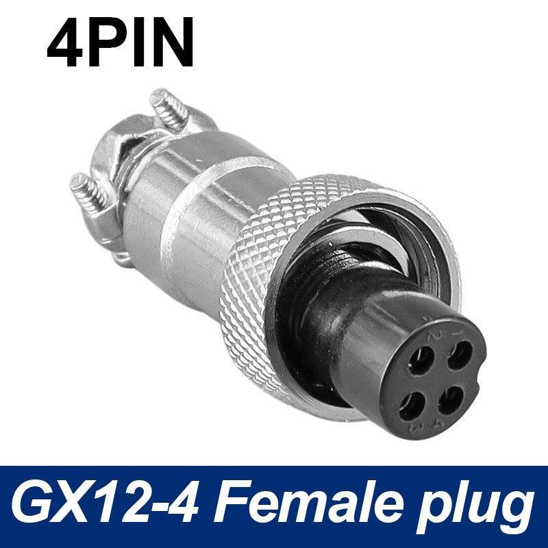 Only Female Plug 7/16 GX12 Cable Connector 2Pin3pin4pin 5pin6pin7Pin.