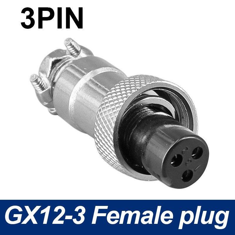 Only Female Plug 7/16 GX12 Cable Connector 2Pin3pin4pin 5pin6pin7Pin.