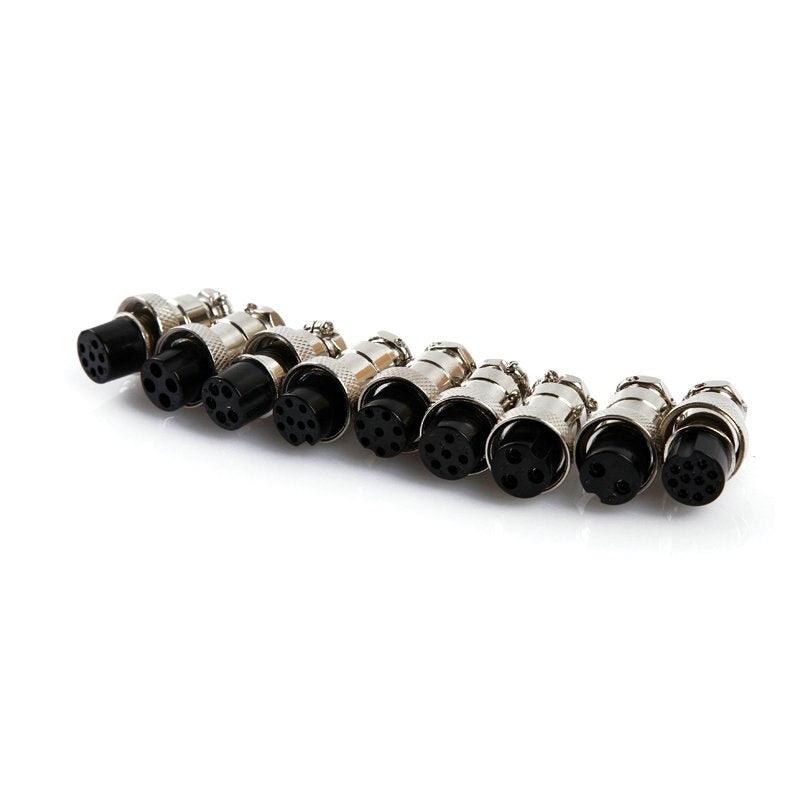 Only Female Plug 7/16 GX12 Cable Connector 2Pin3pin4pin 5pin6pin7Pin.