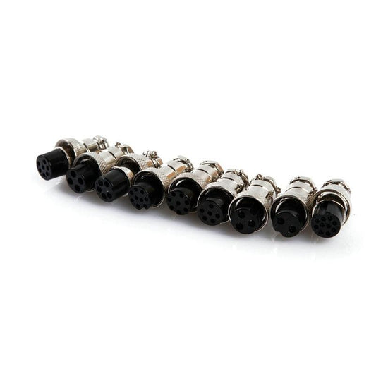Only Female Plug connector 5/8 GX16 Aviation Circular Connector 2 Pin-10pin.