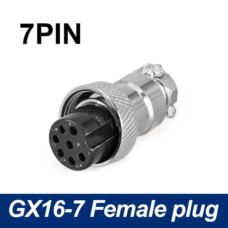 Only Female Plug connector 5/8 GX16 Aviation Circular Connector 2 Pin-10pin.