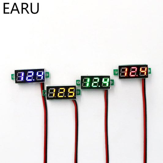 EARU- 0.28 Inch DC LED Digital 0-100V Voltmeter For Auto Car.