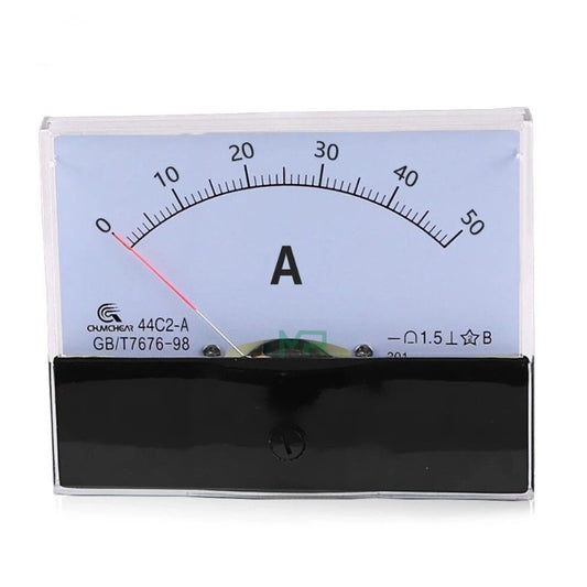 MR- 44C2 DC Ammeter Analog Panel Pointer Ammeter| DC 1A up to 500A.