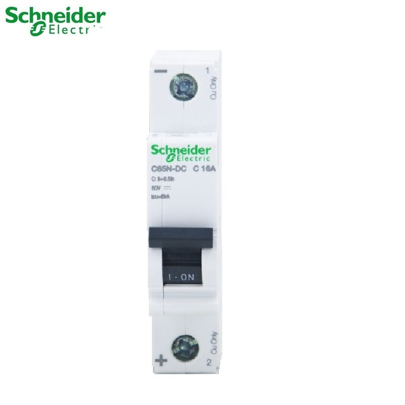 Schneider-  DC Mini Circuit Breaker Acti 9  C65N-DC| 1P,2P 1A up to 63A.