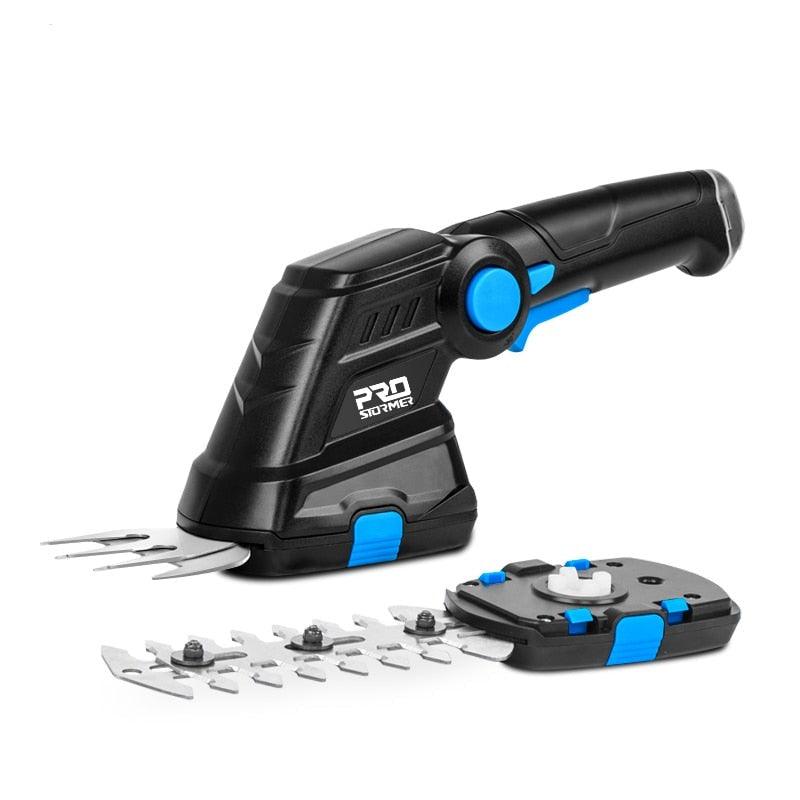 PROSTORMER- 2 in 1 Electric Hedge Trimmer| Cordless 3.6V USB Lawn Mower.