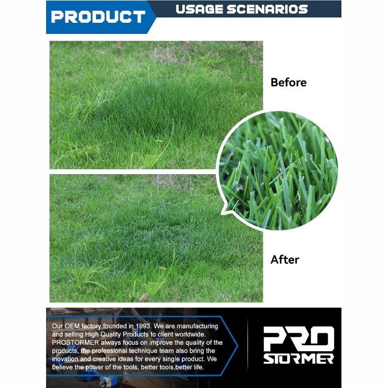 PROSTORMER- 2 in 1 Electric Hedge Trimmer| Cordless 3.6V USB Lawn Mower.