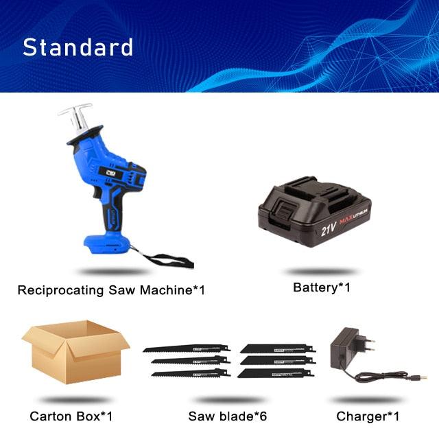 PROSTORMER- Cordless Reciprocating Saw 21V| AU/US/EU/UK Plug Optional.