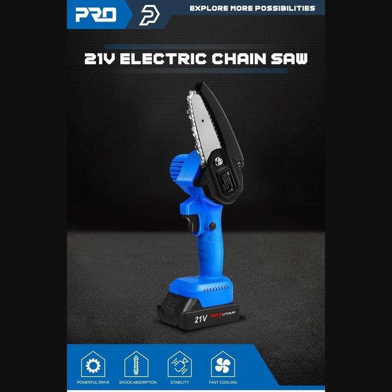 PROSTORMER- Electric ChainSaw 21V Portable for Woodworking| US/UK/EU/AU Plug Optional.