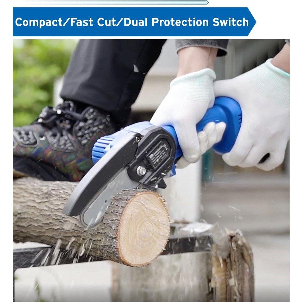 PROSTORMER- Electric ChainSaw 21V Portable for Woodworking| US/UK/EU/AU Plug Optional.
