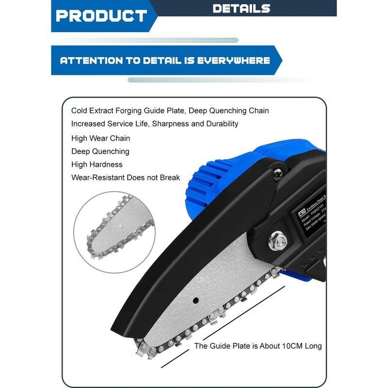 PROSTORMER- Electric ChainSaw 21V Portable for Woodworking| US/UK/EU/AU Plug Optional.
