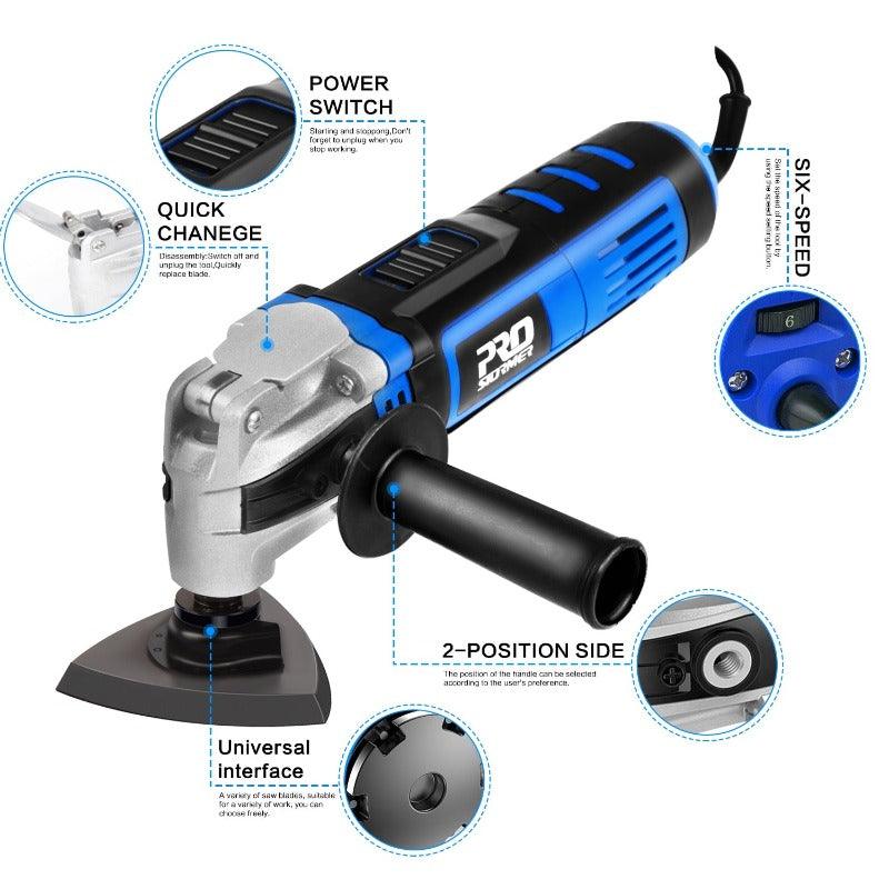 PROSTORMER- Multifunction Tool Oscillating Multi-Tools Kit| AU/EU/UK Plug Optional.