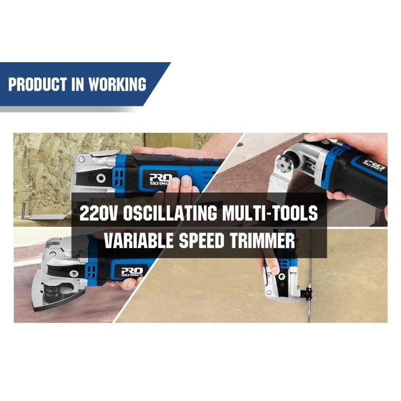 PROSTORMER- Multifunction Tool Oscillating Multi-Tools Kit| AU/EU/UK Plug Optional.