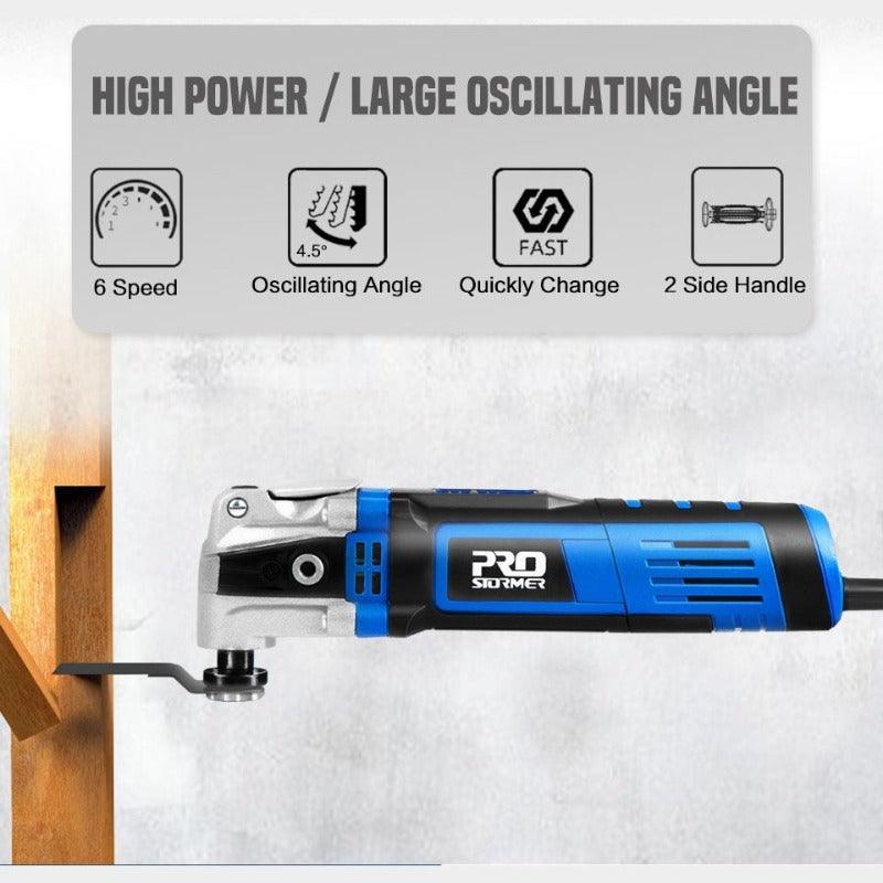 PROSTORMER- Multifunction Tool Oscillating Multi-Tools Kit| AU/EU/UK Plug Optional.