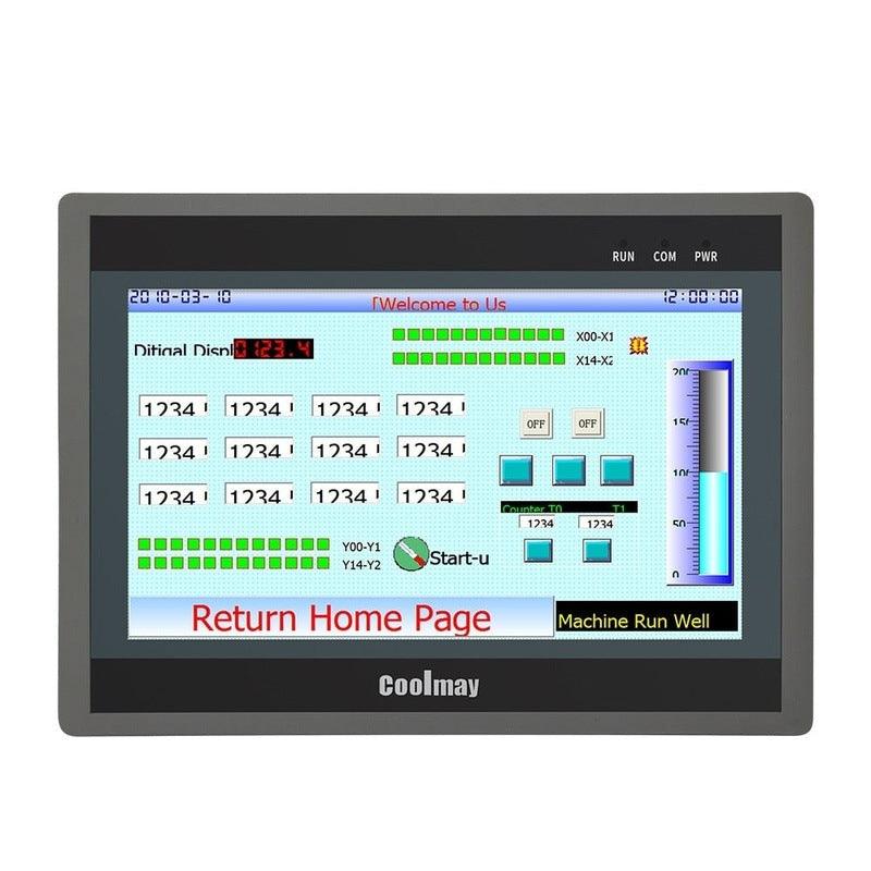 QM3G-100FH Big size 10 inch 1024*600 PLC programmable controller.
