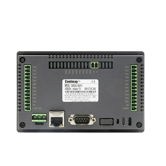 QM3G-50FH  5 Inch HMI PLC Combo Programmable Logic Controller with Touch Panel.