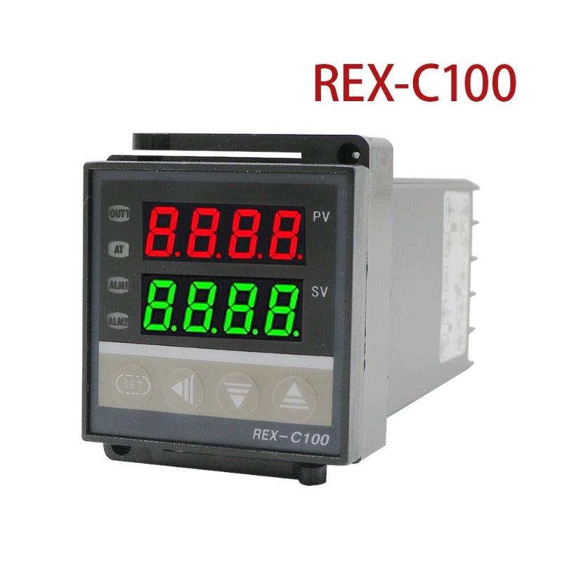REX-C100 PID Intelligent Temperature Controller Universal REX-C100 Thermostat SSR Relay output Universal K PT100 J Type Input.