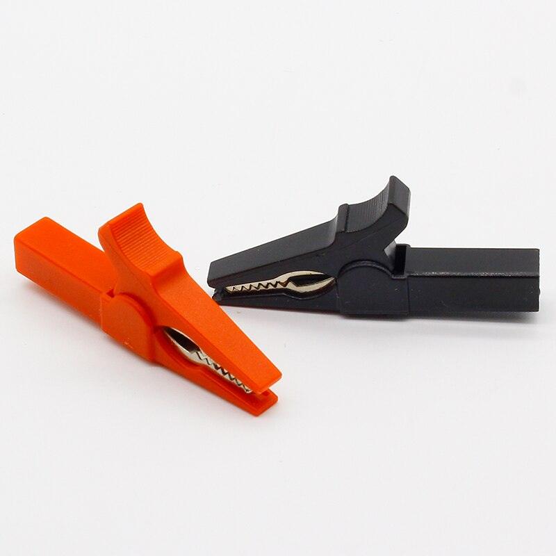 Sale 2PCS Battery Test Clip 55MM HV Alligator Clip For Banana Plug 4mm Multimeter Pen Cable Probes Crocodile Clip.